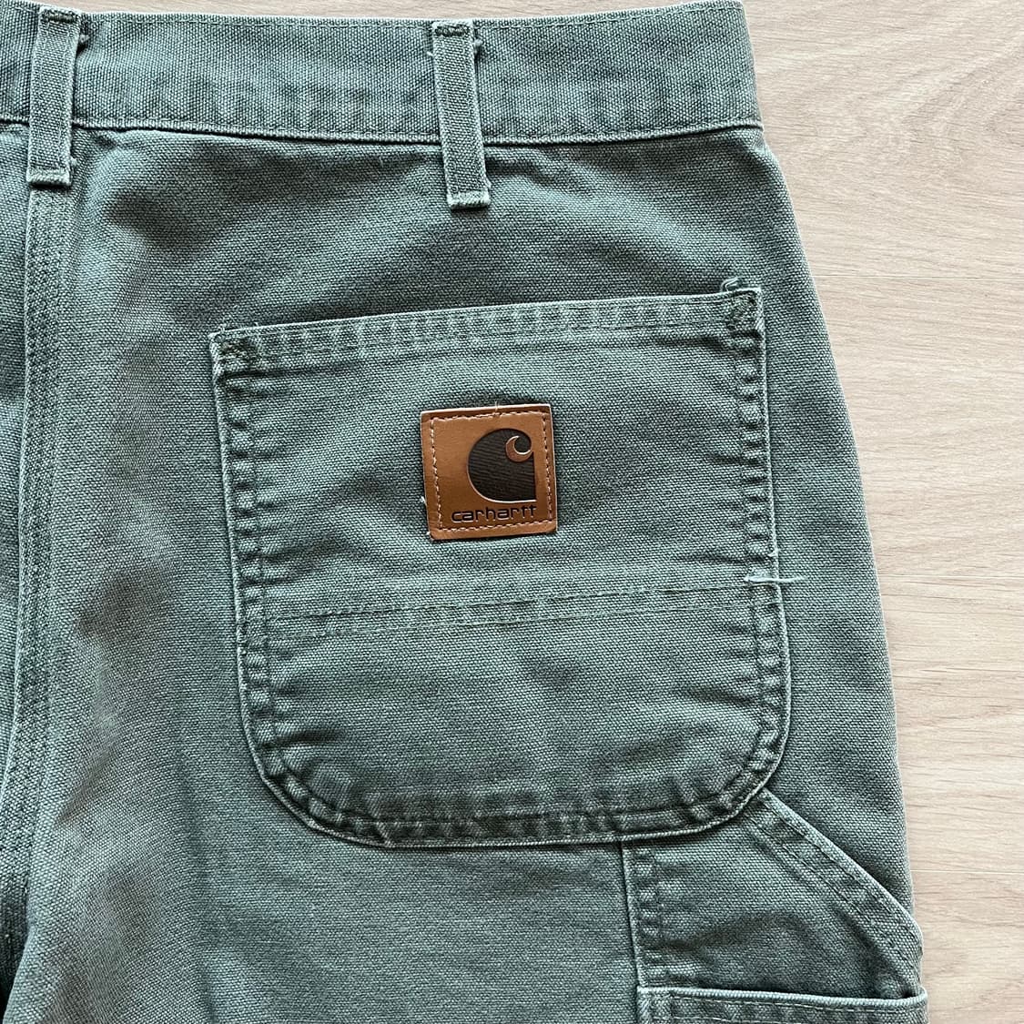 [34X30] 빈티지 usa 칼하트 카펜터팬츠 모스그린 상품이미지5