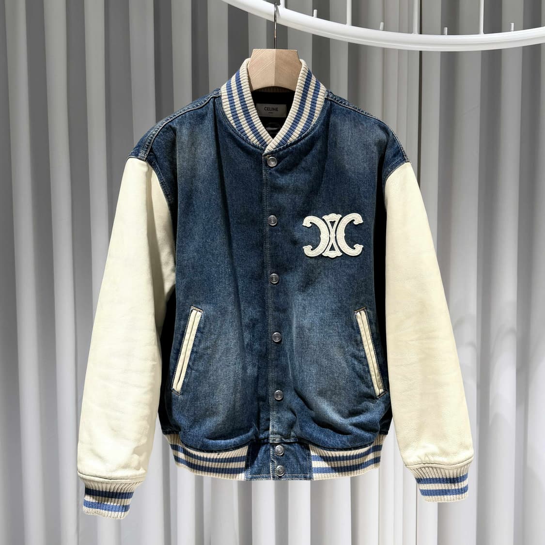 S / 셀린느 트레일 워시 데님 루즈 트리옹프 자켓 상품이미지1