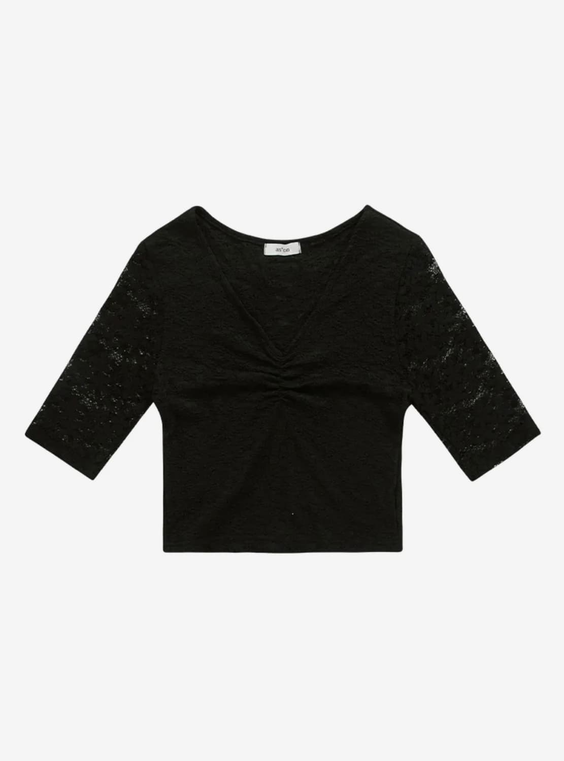 애즈온 YAN FLOWER LACE TEE 상품이미지2