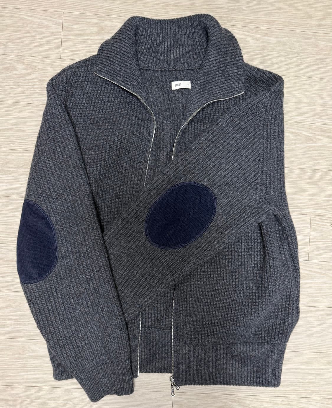 어나더오피스 Knit Blouson (Heather Gray) 상품이미지2