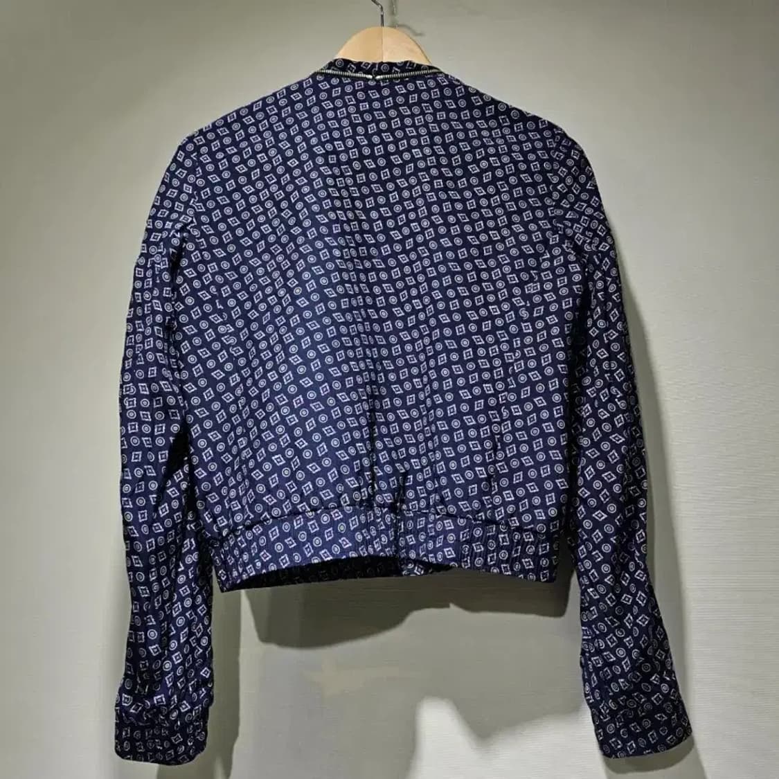 띠어리 패턴 블루종 자켓~55 상품이미지8