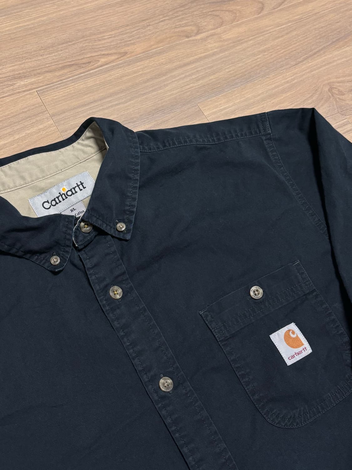칼하트 셔츠 XL 블랙 상품이미지2