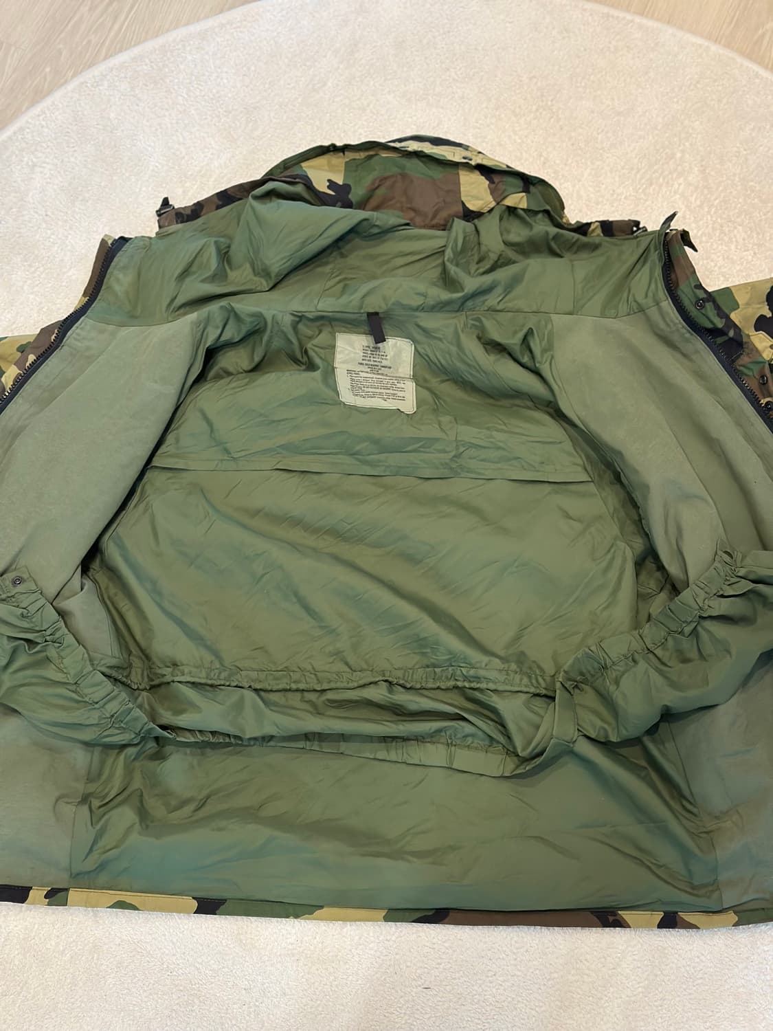 미군 오리지널 ECWCS Gen I 파카 / 99년 우드랜드 카모플라쥬 상품이미지7