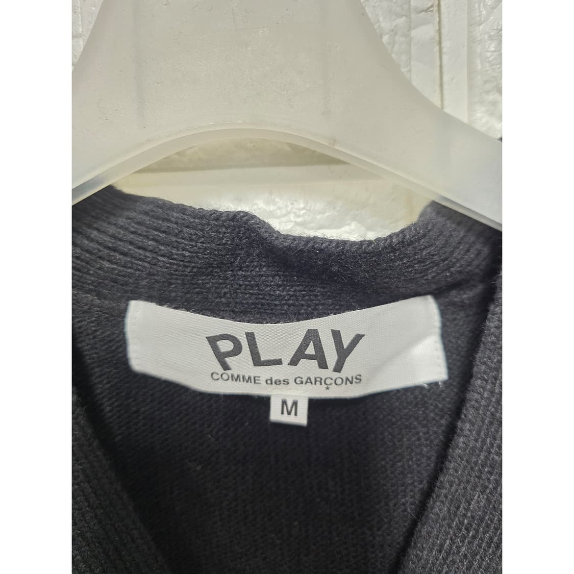 택포_ 꼼데가르송 PLAY 블랙 가디건 M 상품이미지2