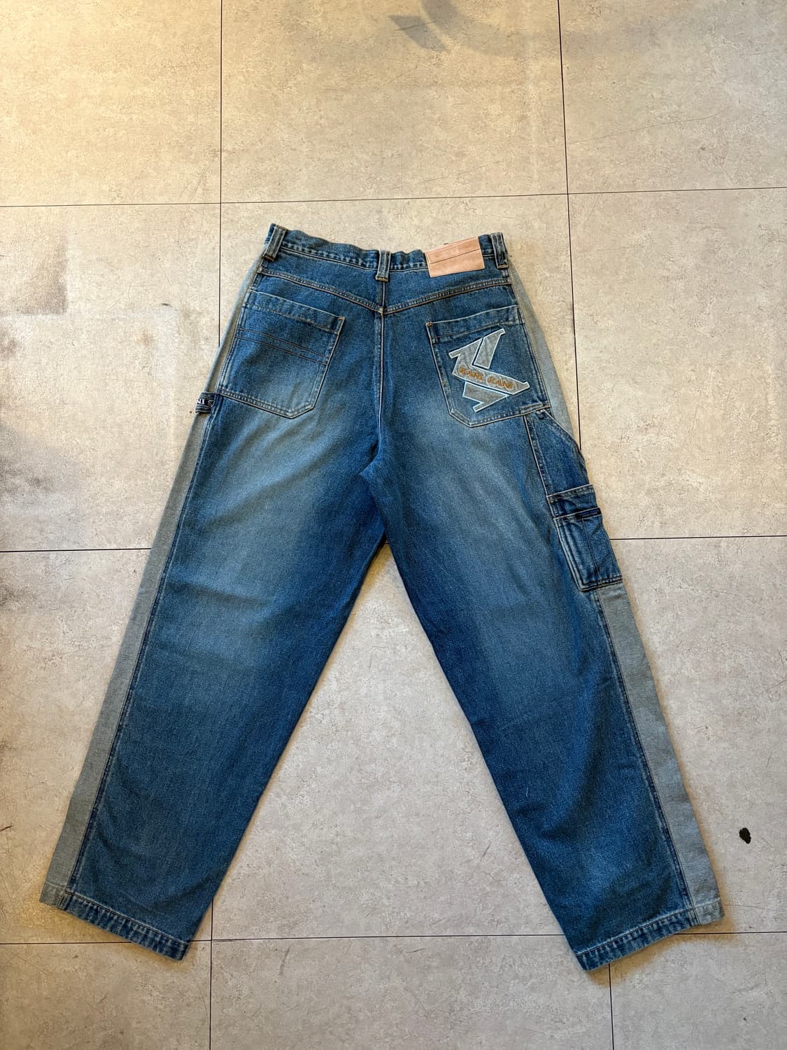 Karl kani 칼카니 사이드 라인 데님 카펜터 팬츠 상품이미지4