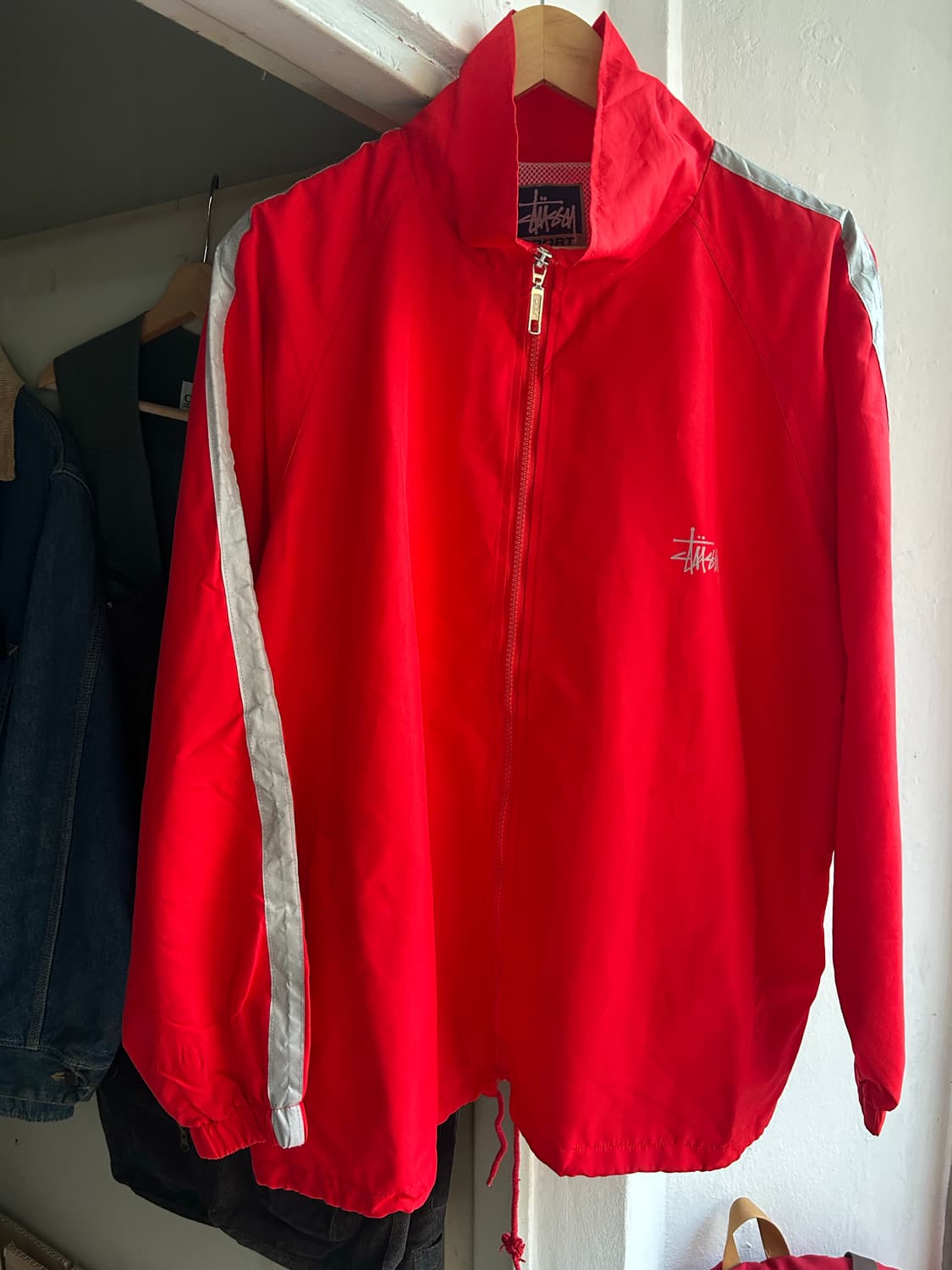 90‘s 스투시스포츠 리플렉티브 바람막이 상품이미지1