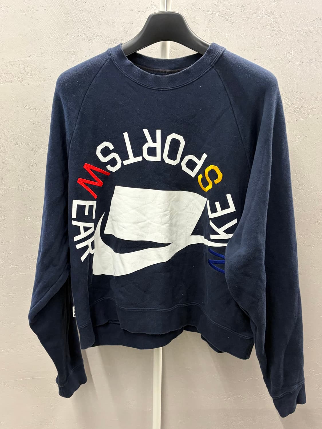 나이키 스포츠웨어 맨투맨 네이비 M 상품이미지2