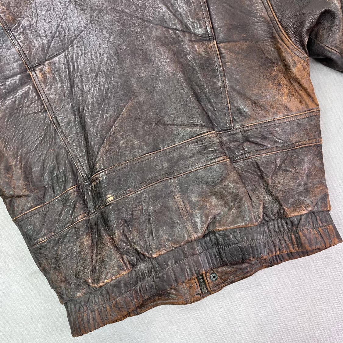 100 아메리칸빈티지 90s 램스킨 가죽자켓 상품이미지4