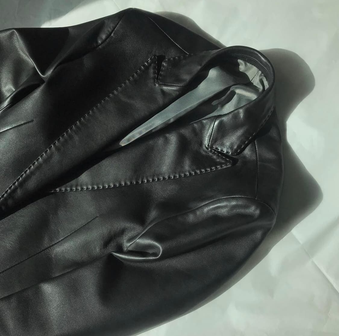 코모도 양가죽 레더자켓 (착샷ㅇ) 상품이미지1