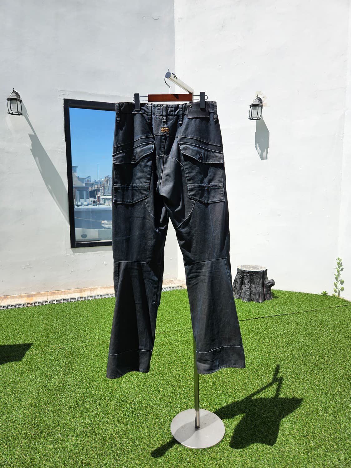 지스타 로우 코티드 바이커 데님 팬츠 상품이미지2