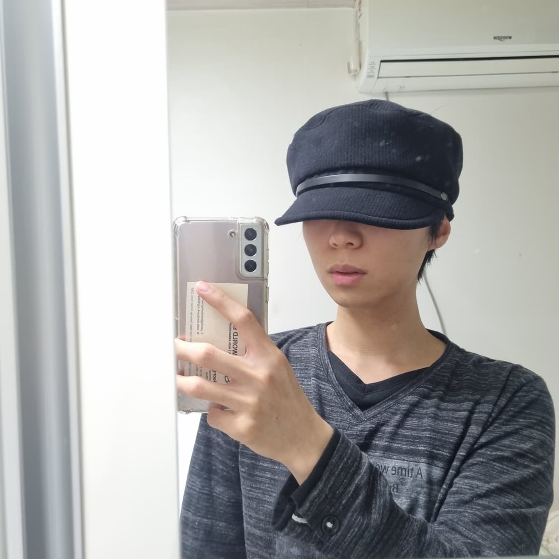 CA4LA tape 울 캐스킷 블랙 상품이미지9