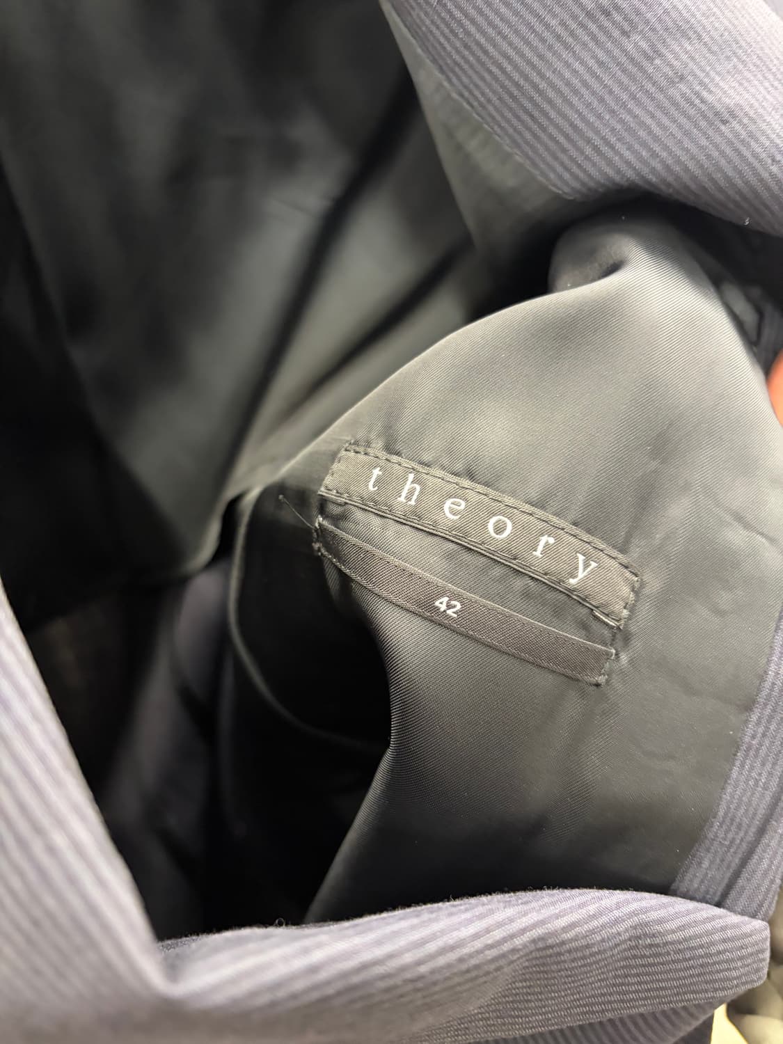 Theory 스트라이프 자켓 네이비 42 상품이미지4