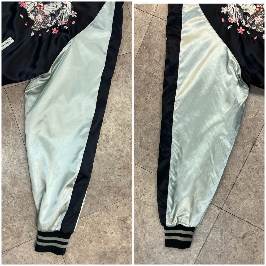 호시히메 자수 스카잔 블랙 XL#csz2897 상품이미지6