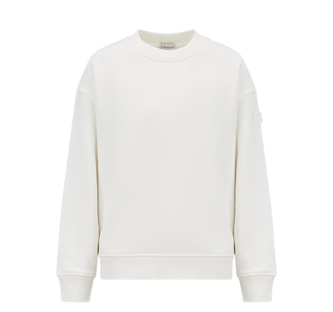 몽클레르 로고 스웨트셔츠 화이트 22FW 상품이미지1