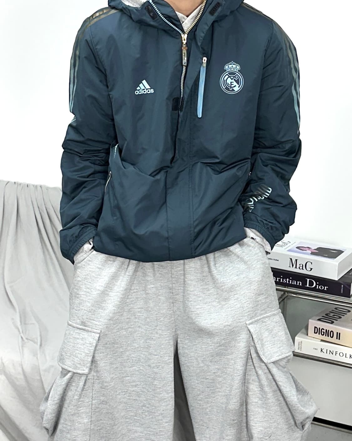 아디다스 10-11 레알 마드리드 바람막이 L 상품이미지1