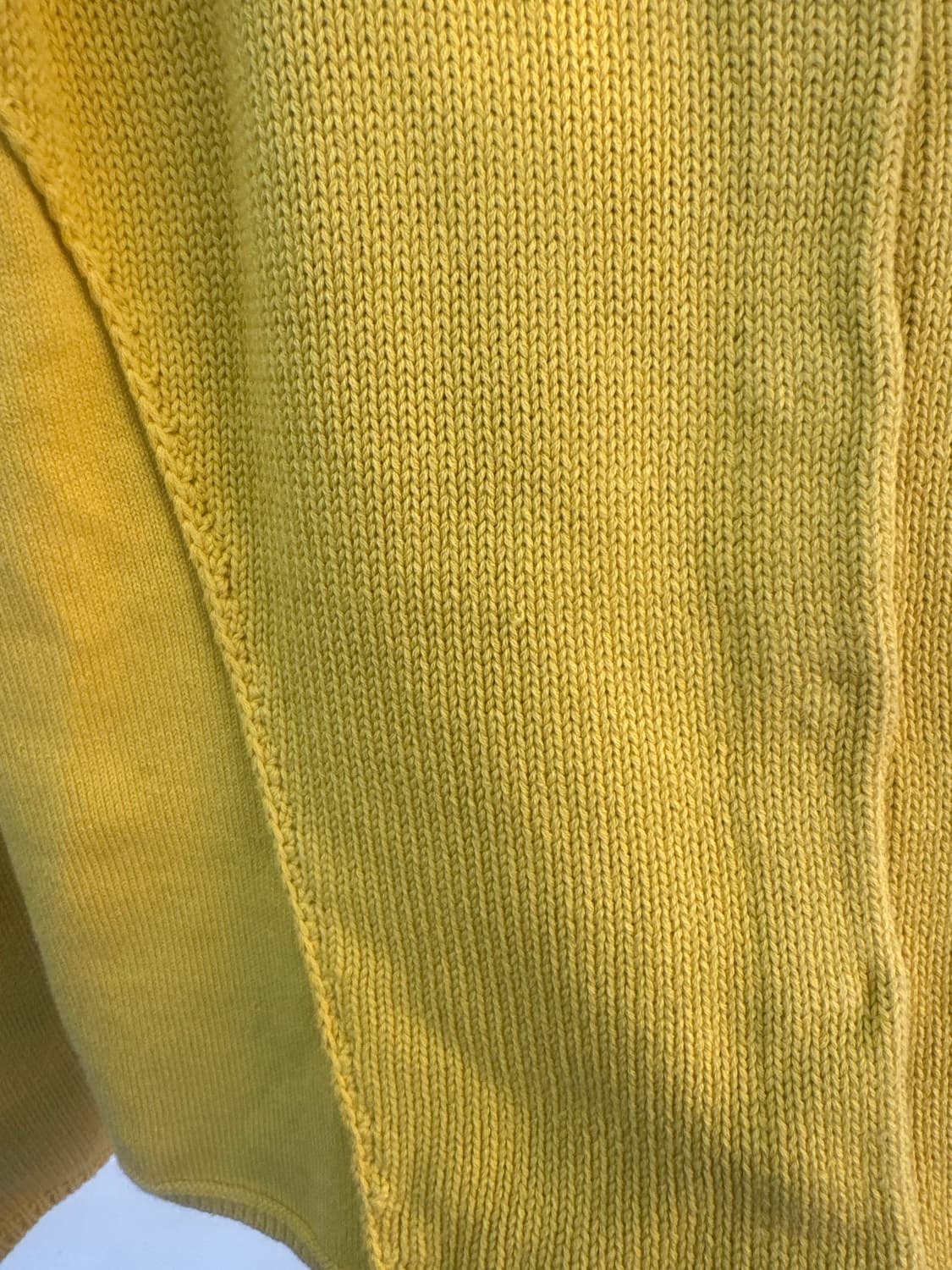 아르마니 익스체인지 백로고 옐로우 가디건 상품이미지8