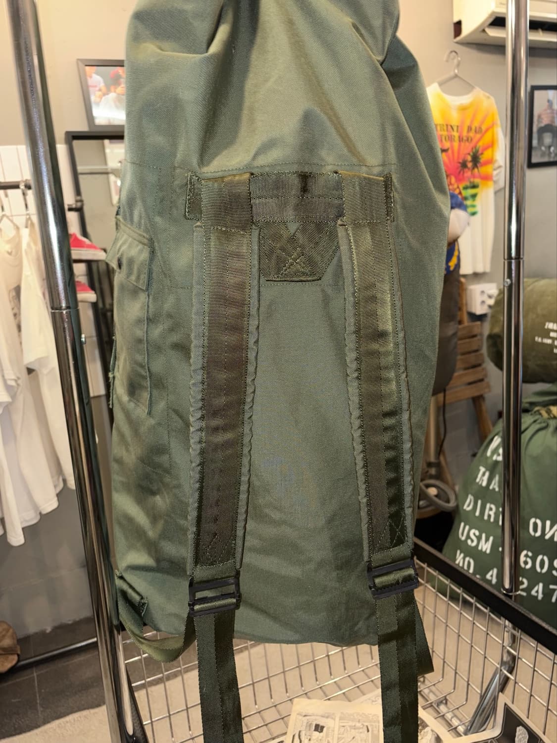 80-90’s US Army stencil duffle bag 상품이미지9