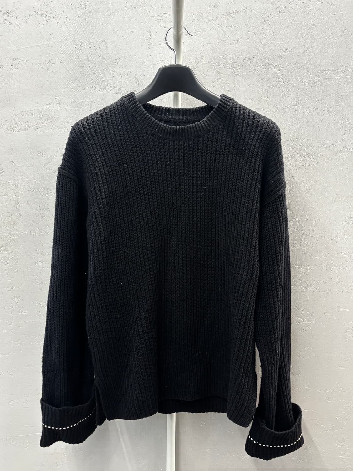 MAISON MINED 블랙 니트 M사이즈 상품이미지2