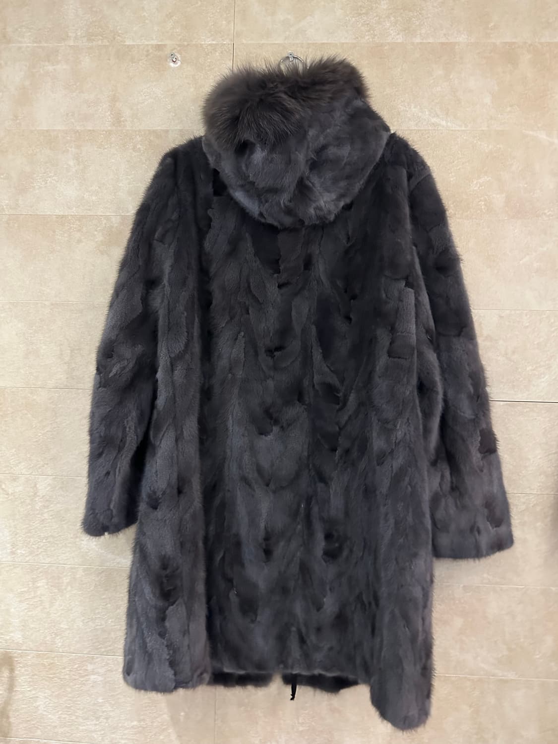 마리엘라로사티 그레이 밍크 코트 상품이미지2