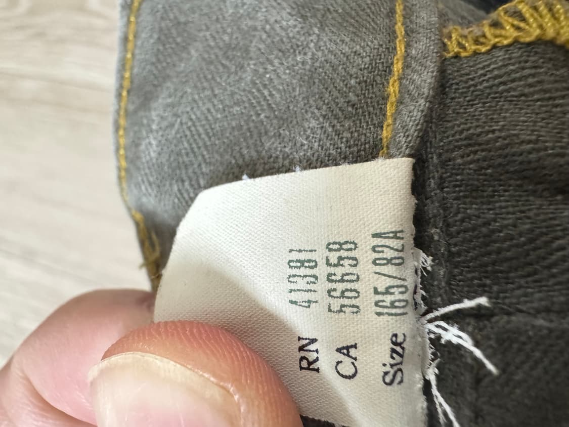 32/30 더블알엘 오피서핏 린넨 헤링본 팬츠 상품이미지4