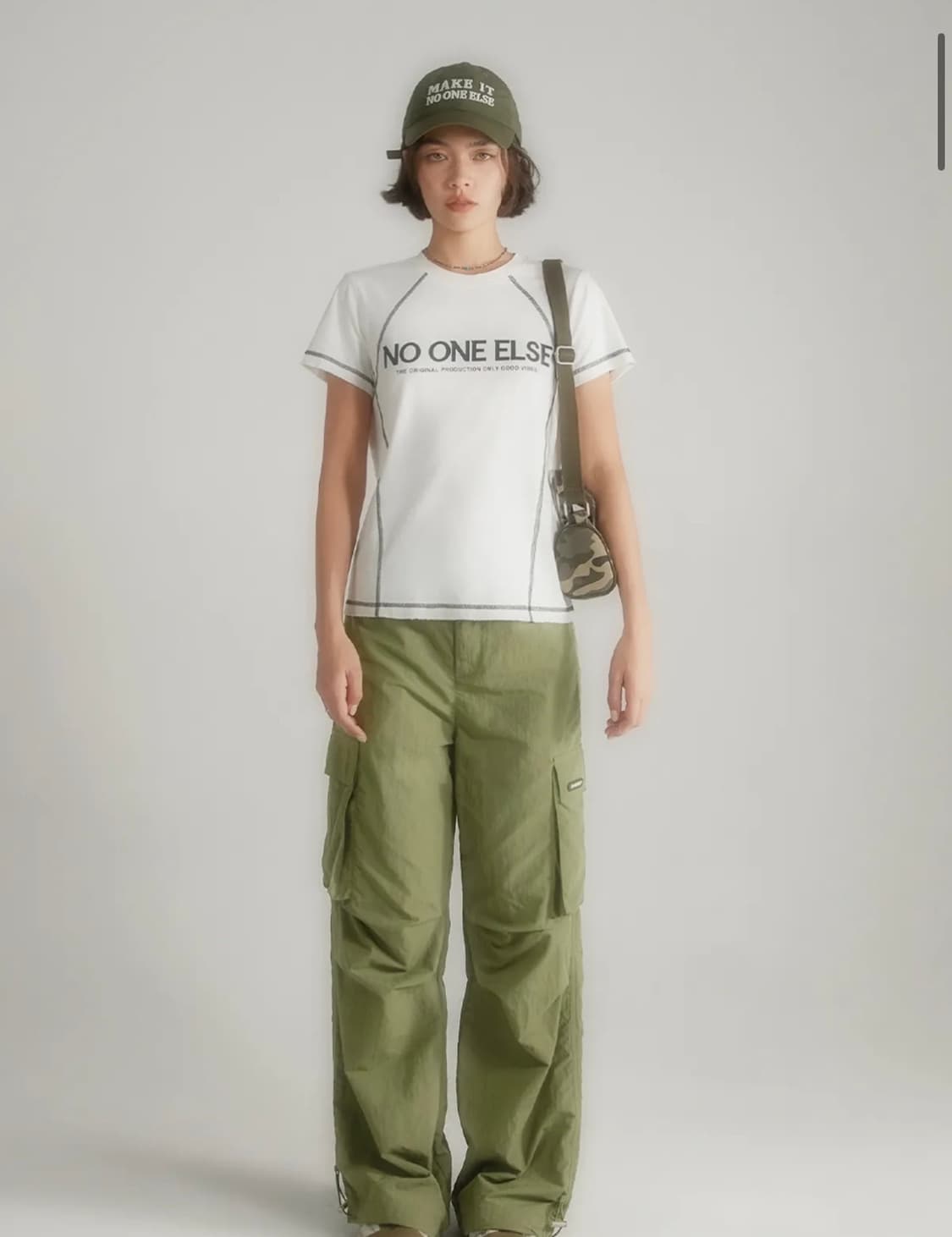 노원엘스 Noe Lettering Stitch Point Short Sl 상품이미지2