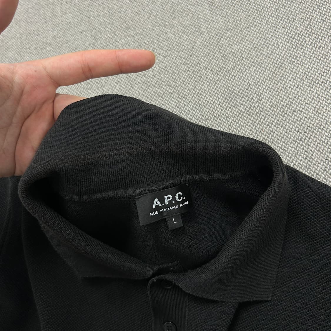 아페쎄 자수로고 와플 카라티(L) 상품이미지4