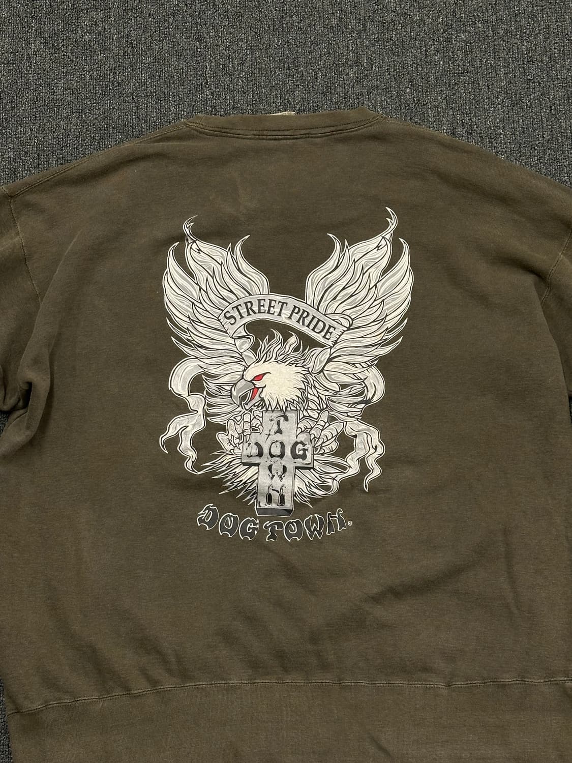 OS)도그타운 Dogtown y2k 포켓 디테일 백프린팅 스웻셔츠 상품이미지9