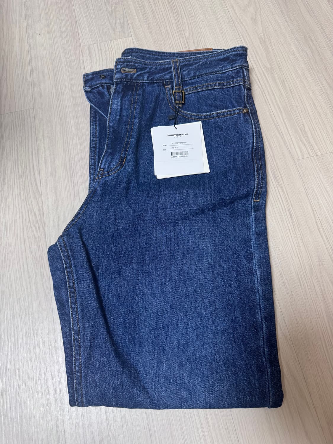 우영미 뉴스트레이트 데님팬츠 상품이미지1