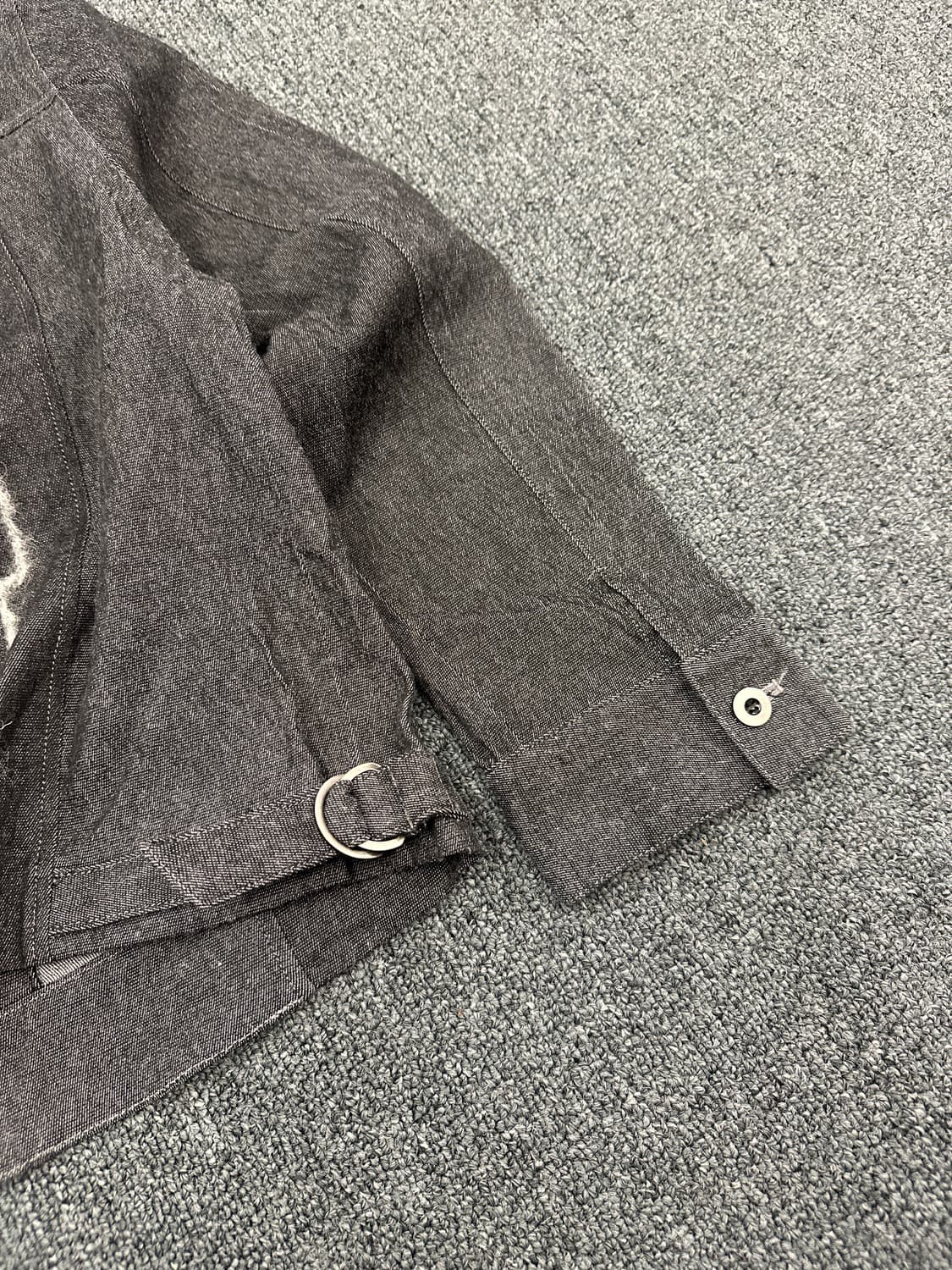 재패니즈 빈티지 흑청 데님자켓 상품이미지7