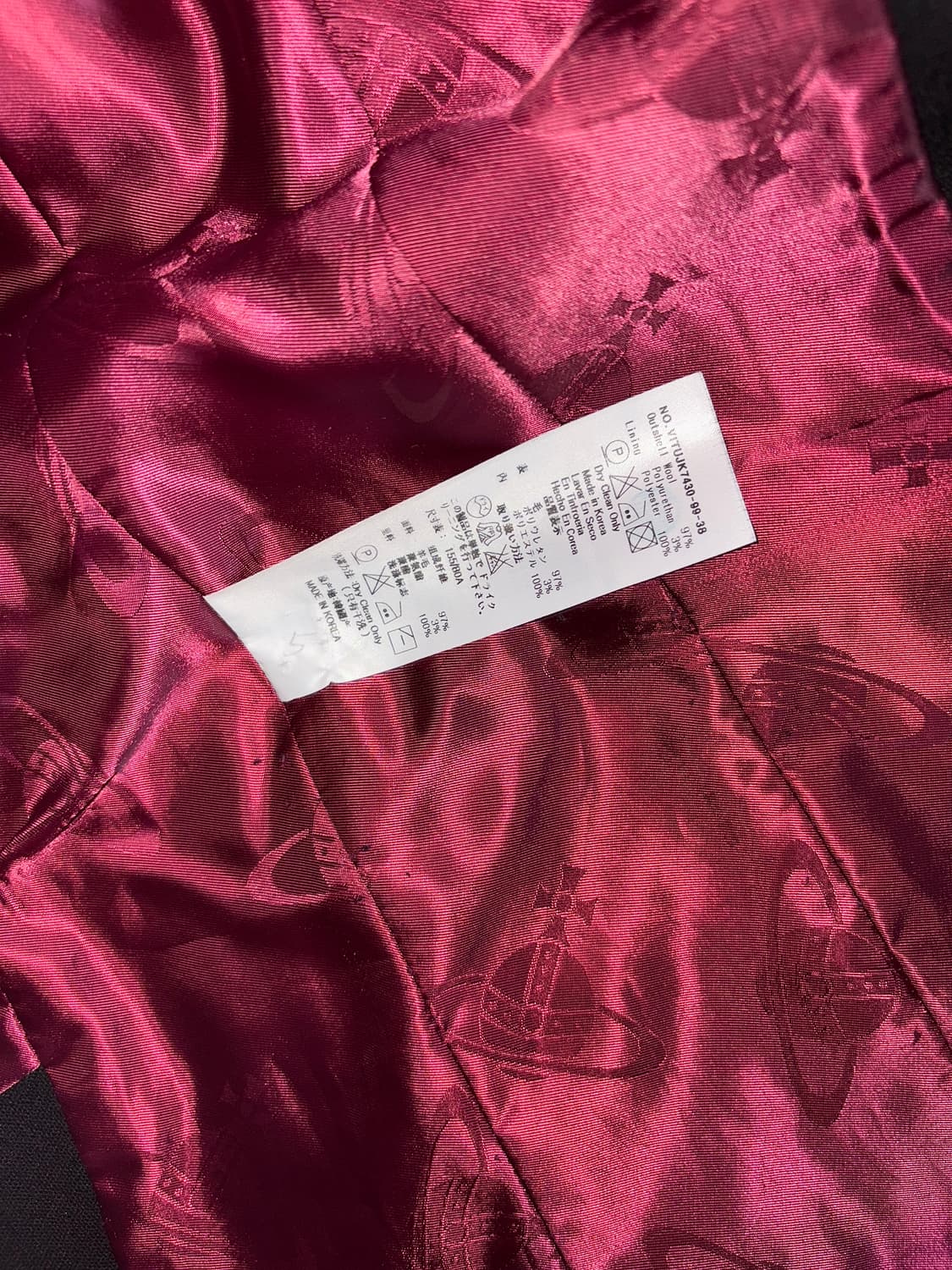 [정품]비비안 웨스트우드 앵글로매니아 더블 브레스티드 블레이저 자켓  상품이미지4