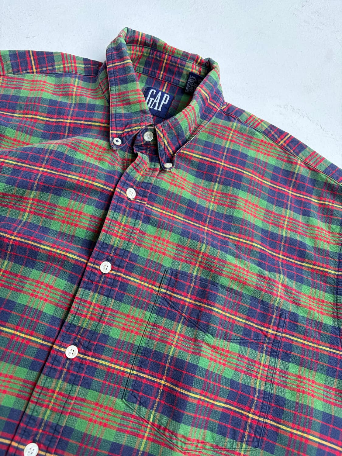 90s Gap Plaid Button Up Shirt 상품이미지5
