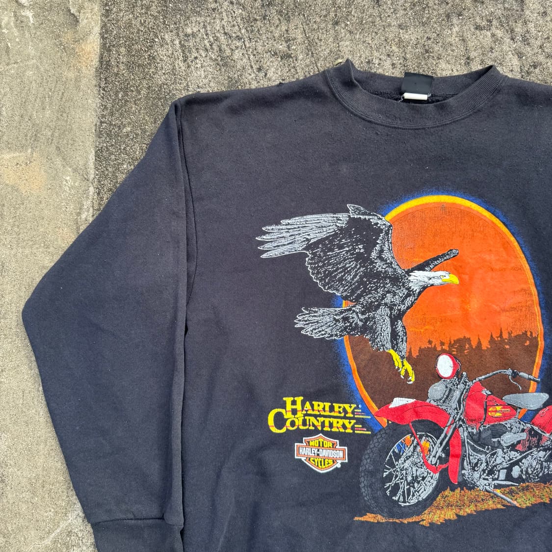 [L] 90s Harley davidson 할리데이비슨 스웻셔츠 상품이미지3