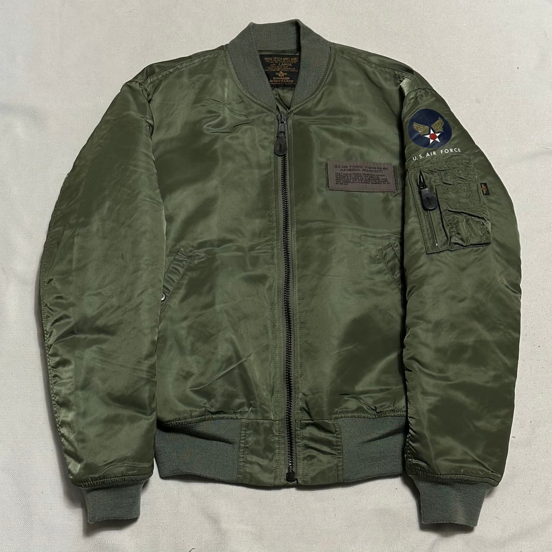 미군 에어포스 ma-1 항공 자켓 상품이미지2