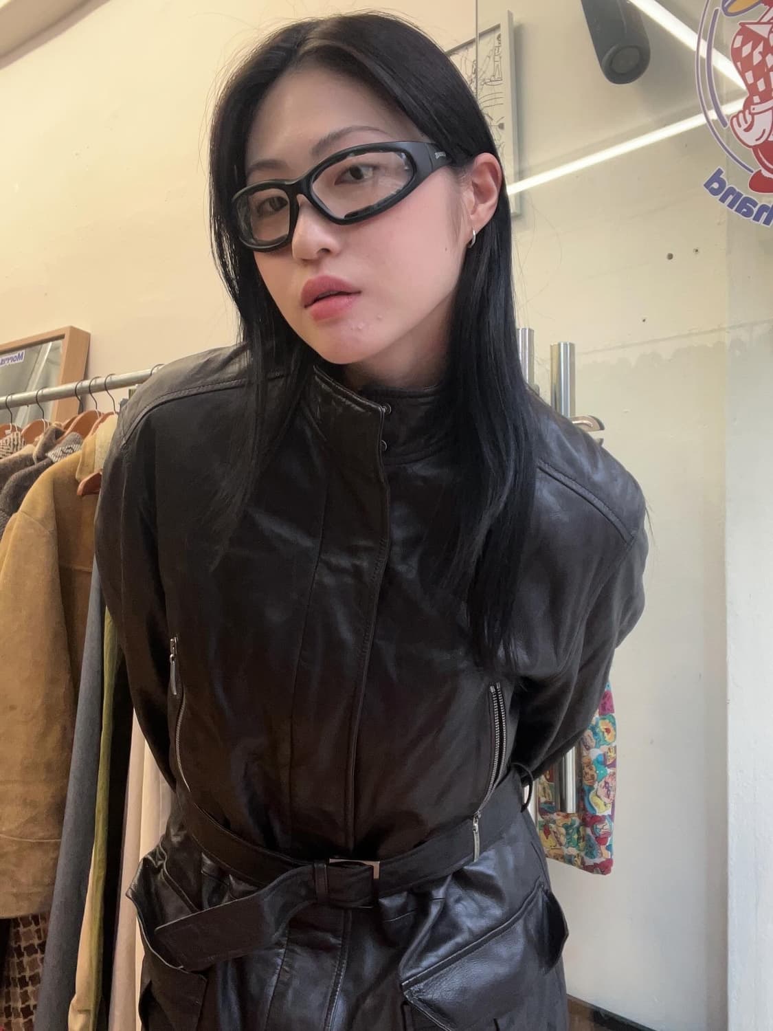 LOEWE Vintage Lamb Leather Jacket 상품이미지1