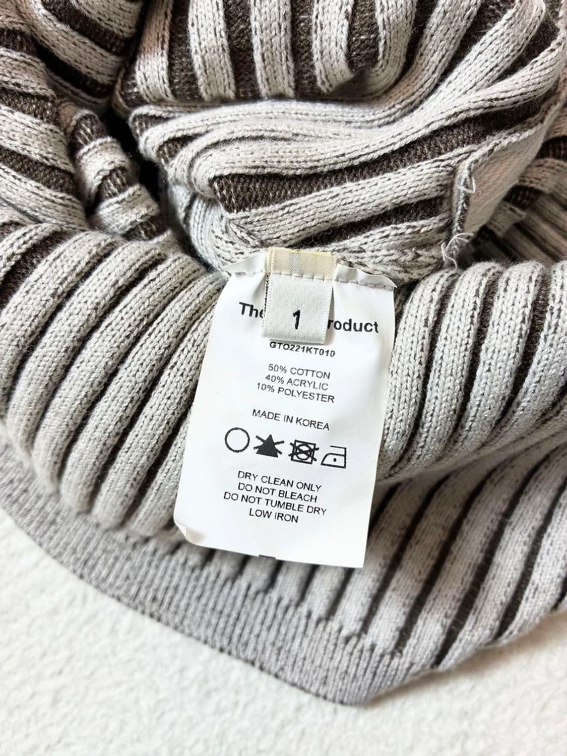 더오픈프로덕트 22ss 리브드 골지 원피스 PN6947 상품이미지10