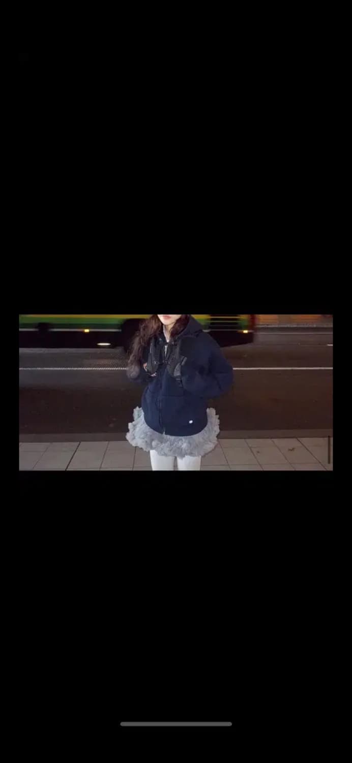 (새상품등급) 프레클 니트 후드집업_네이비 상품이미지1