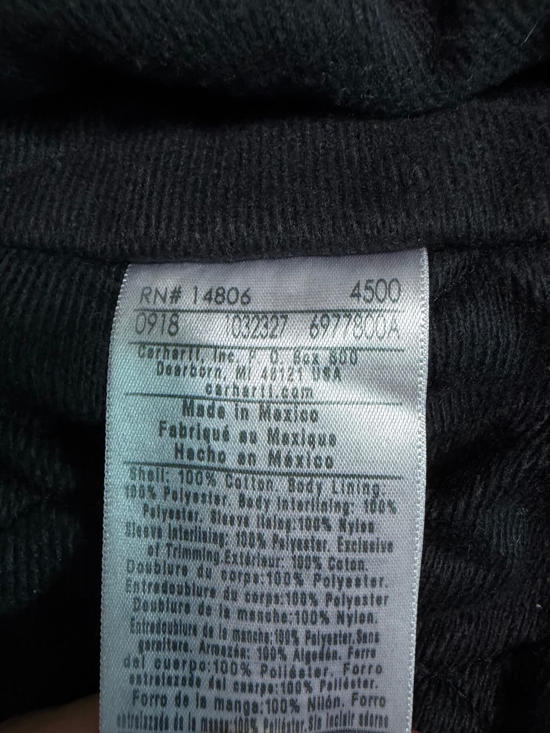 칼하트 j130 미드나잇 상품이미지3