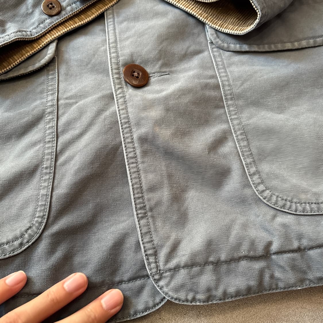 L.L.bean 엘엘빈 블루 헌팅 자켓 상품이미지9