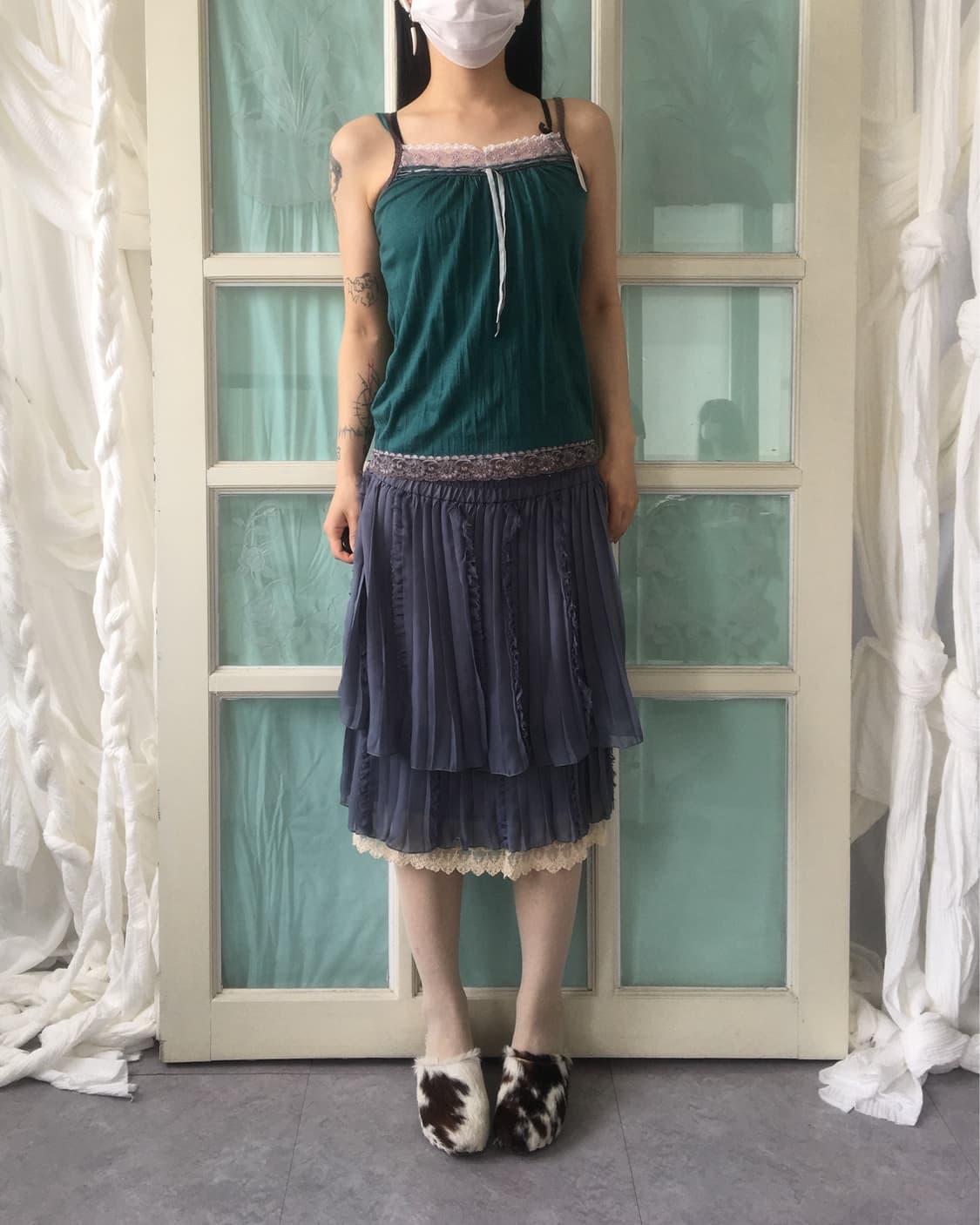 Pleats layer mini skirt 상품이미지4