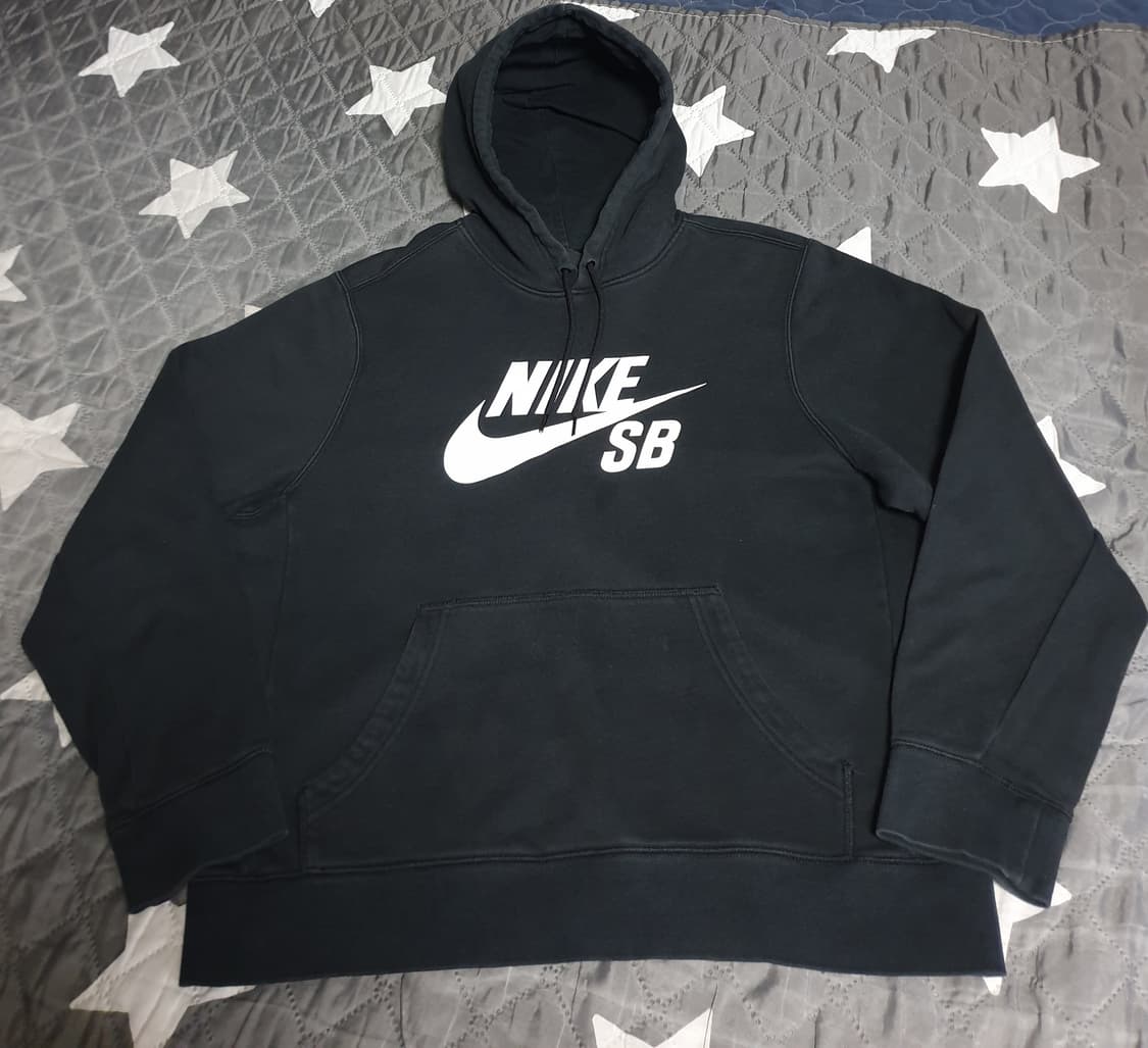 나이키 SB 아이콘 에센셜 풀오버 후드티 블랙 (XL) 상품이미지1