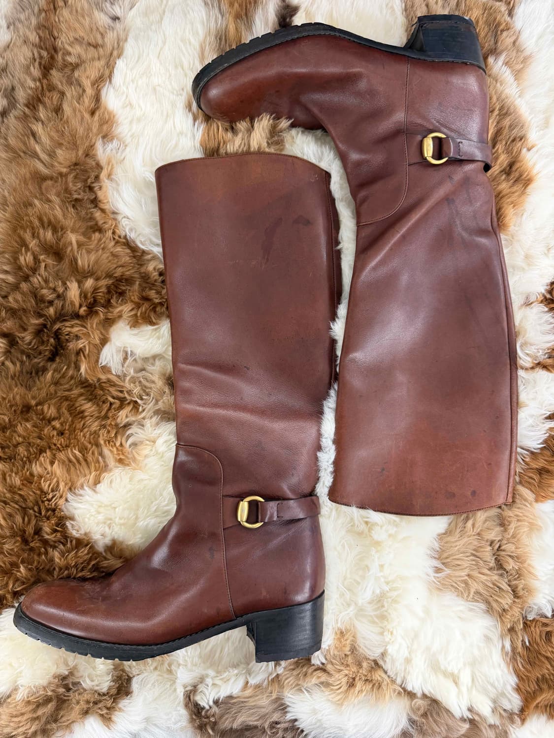 horsebit accent long boots  상품이미지1