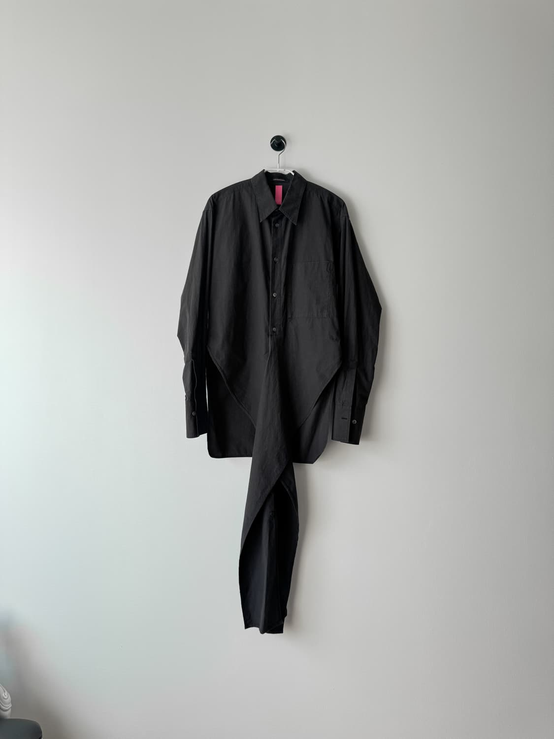 요지 야마모토 Y’s 핑크 라벨 언밸런스 셔츠 상품이미지1