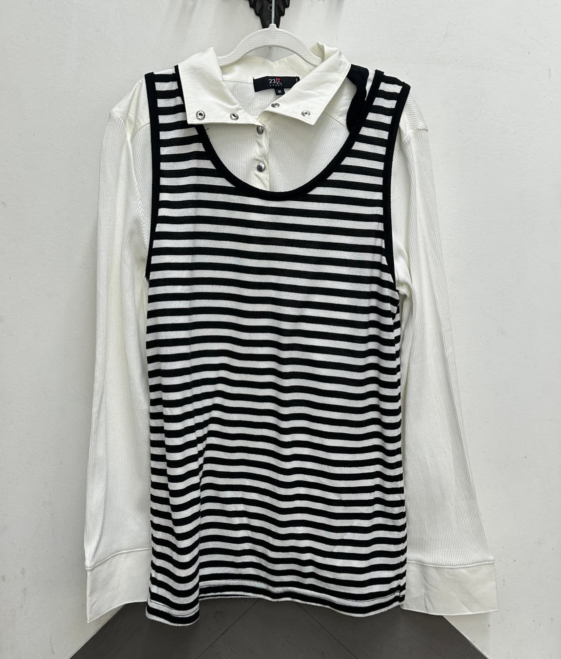 🖤나나깔 안나수이 코디세트🖤 레이어드 펑크 락 시크 이너 티셔츠 상품이미지3