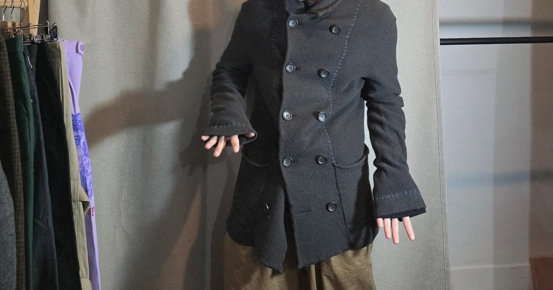 Gomme homme stitch wool coat 상품이미지6