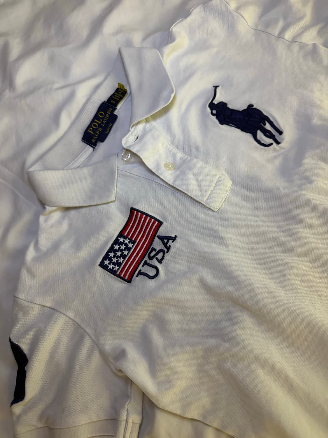 폴로 랄프로렌 빅포니 성조기 카라티#3 상품이미지3