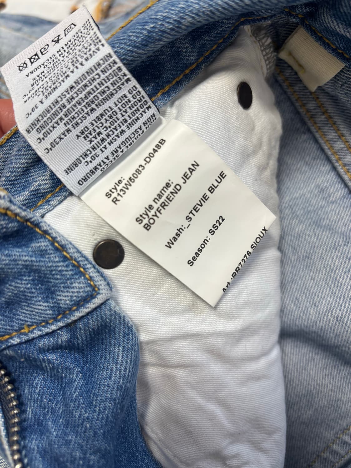 R13 데님팬츠 상품이미지6