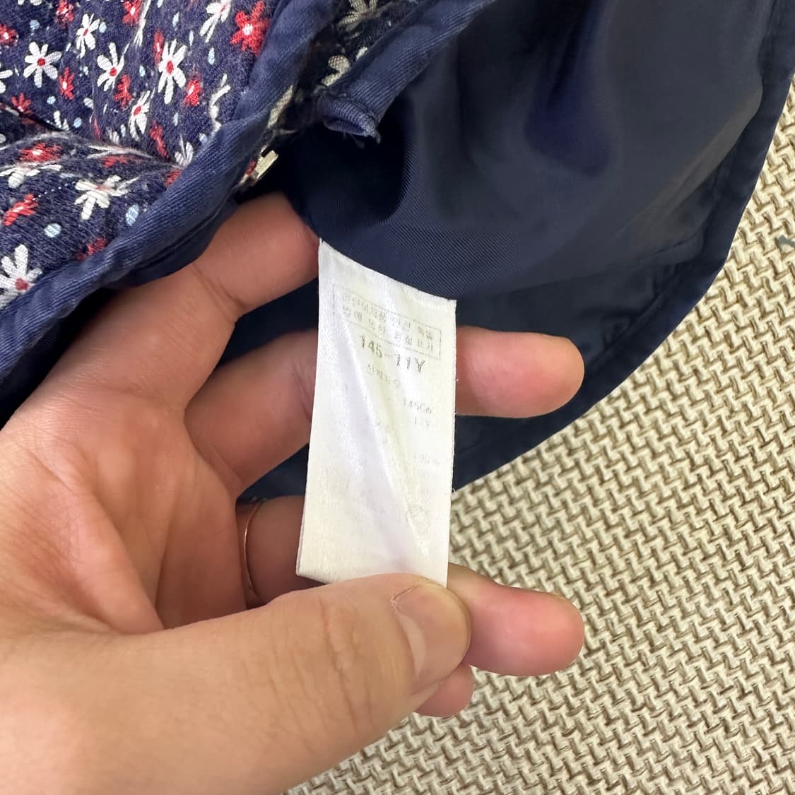 11Y 블루독 꽃무늬 퀄팅 자켓 0421D 상품이미지3