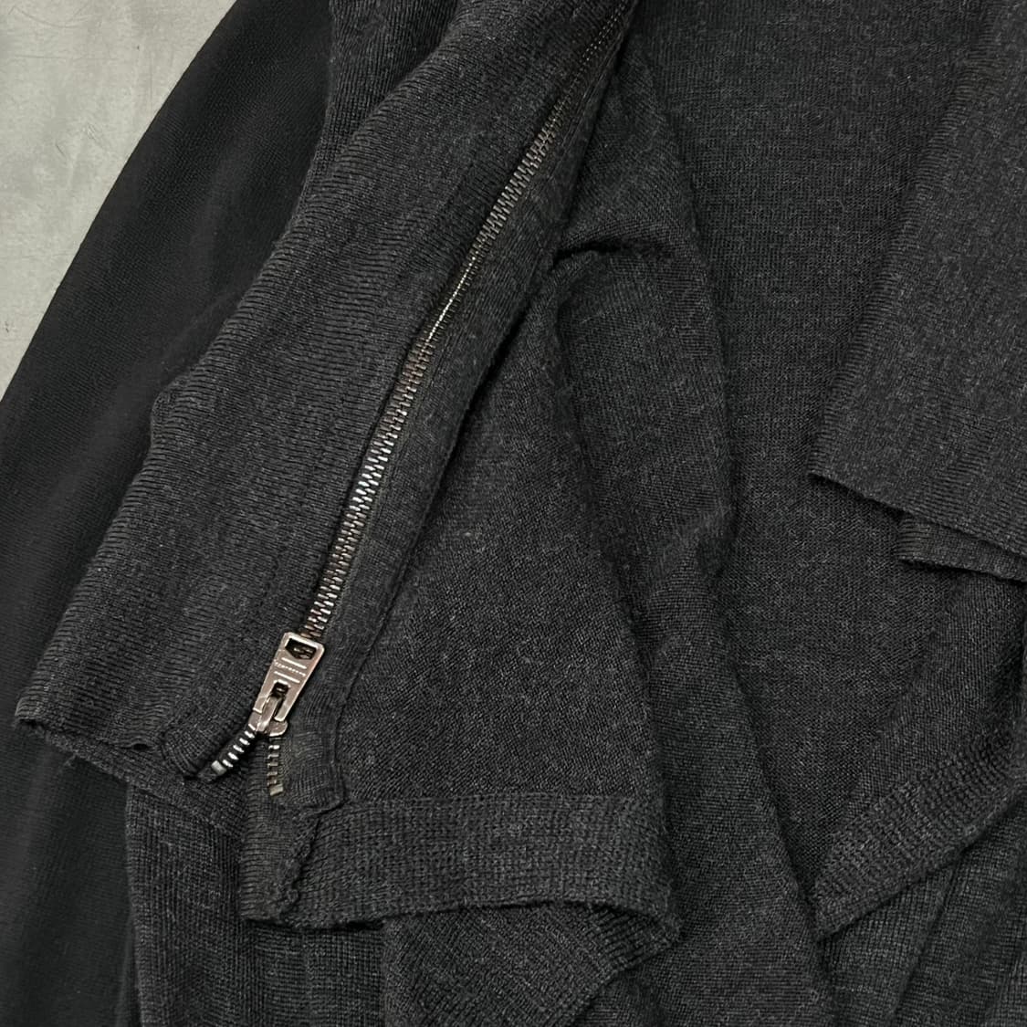  올세인츠 논버튼 빅카라 가디건 y15599 상품이미지4