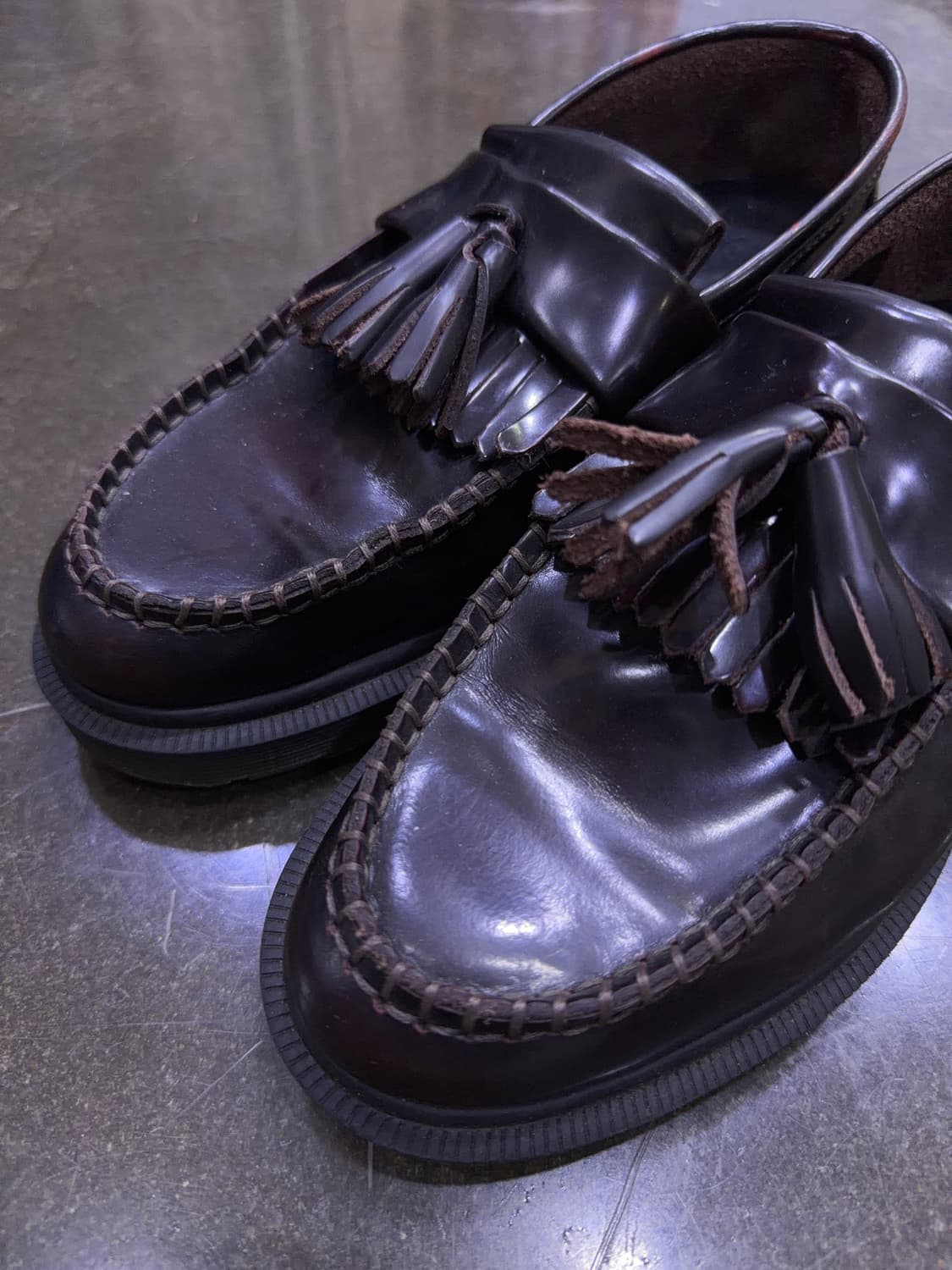 닥터마틴 아드리안 태슬로퍼 체리레드 슈즈 230 상품이미지3