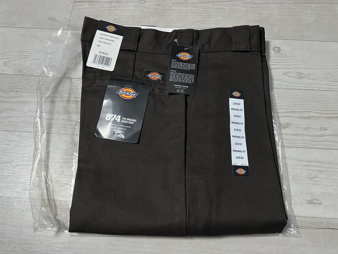 디키즈 874 다크브라운 32x32 새 제품 상품이미지1